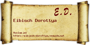 Eibisch Dorottya névjegykártya